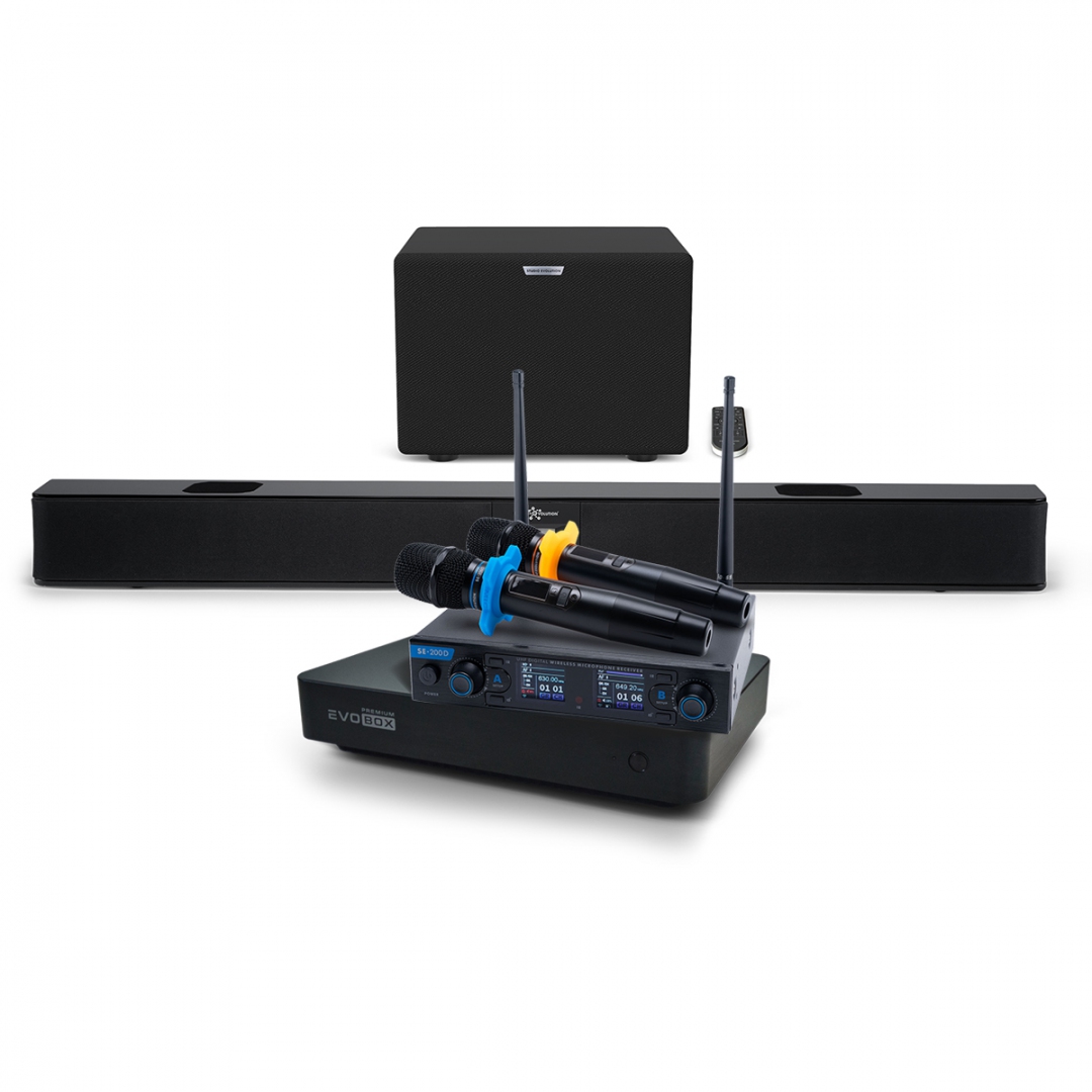 Hi-End караоке-система EVOBOX Premium + EvoSoundBar (саундбар с караоке) в Верхнем Уфалее