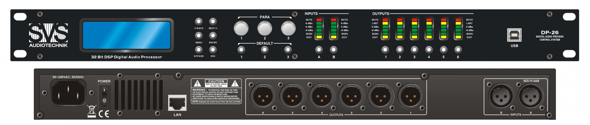 SVS Audiotechnik DP-26 Цифровой процессор: 2 входа 6 выходов в Верхнем Уфалее