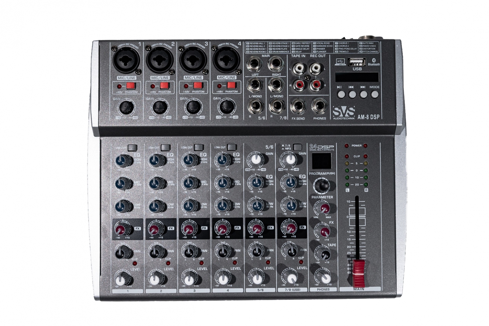 SVS Audiotechnik mixers AM-8 DSP Микшерный пульт аналоговый, 8-канальный в Верхнем Уфалее