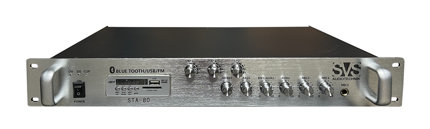 SVS Audiotechnik STA-80 Микшер-усилитель для систем Public Address в Верхнем Уфалее